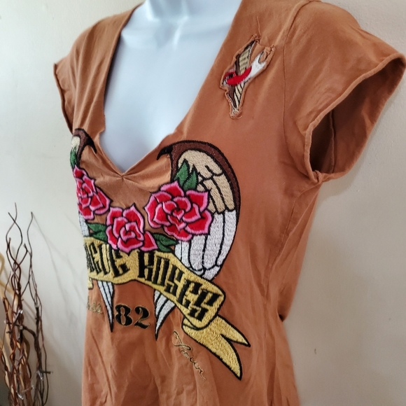 Johnny Was LA Floral Embroidered Tshirt - Picture 2 of 12